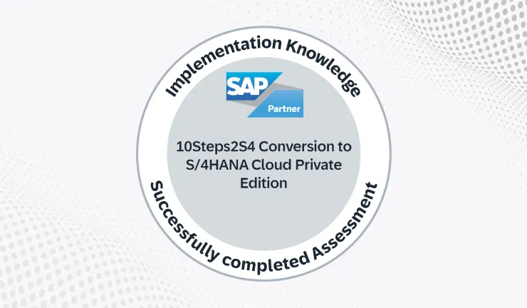 Accely awarded 10Steps2S4 Installed Base Conversion Program Certification from SAP