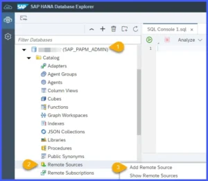 SAP-HANA-Database-Explorer